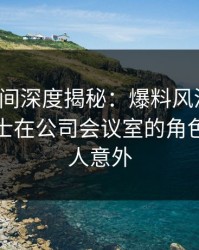 秘语空间深度揭秘：爆料风波背后，业内人士在公司会议室的角色疯狂令人意外