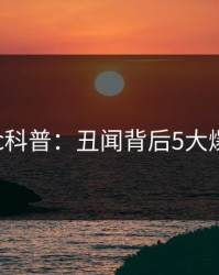 17c科普：丑闻背后5大爆点